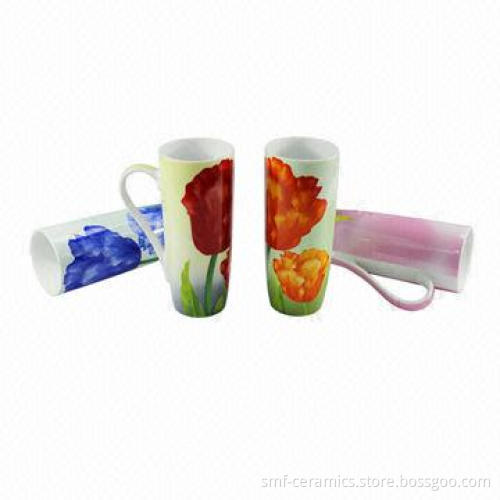 16oz Promotional Porcelain Mugs, Various Decal Available